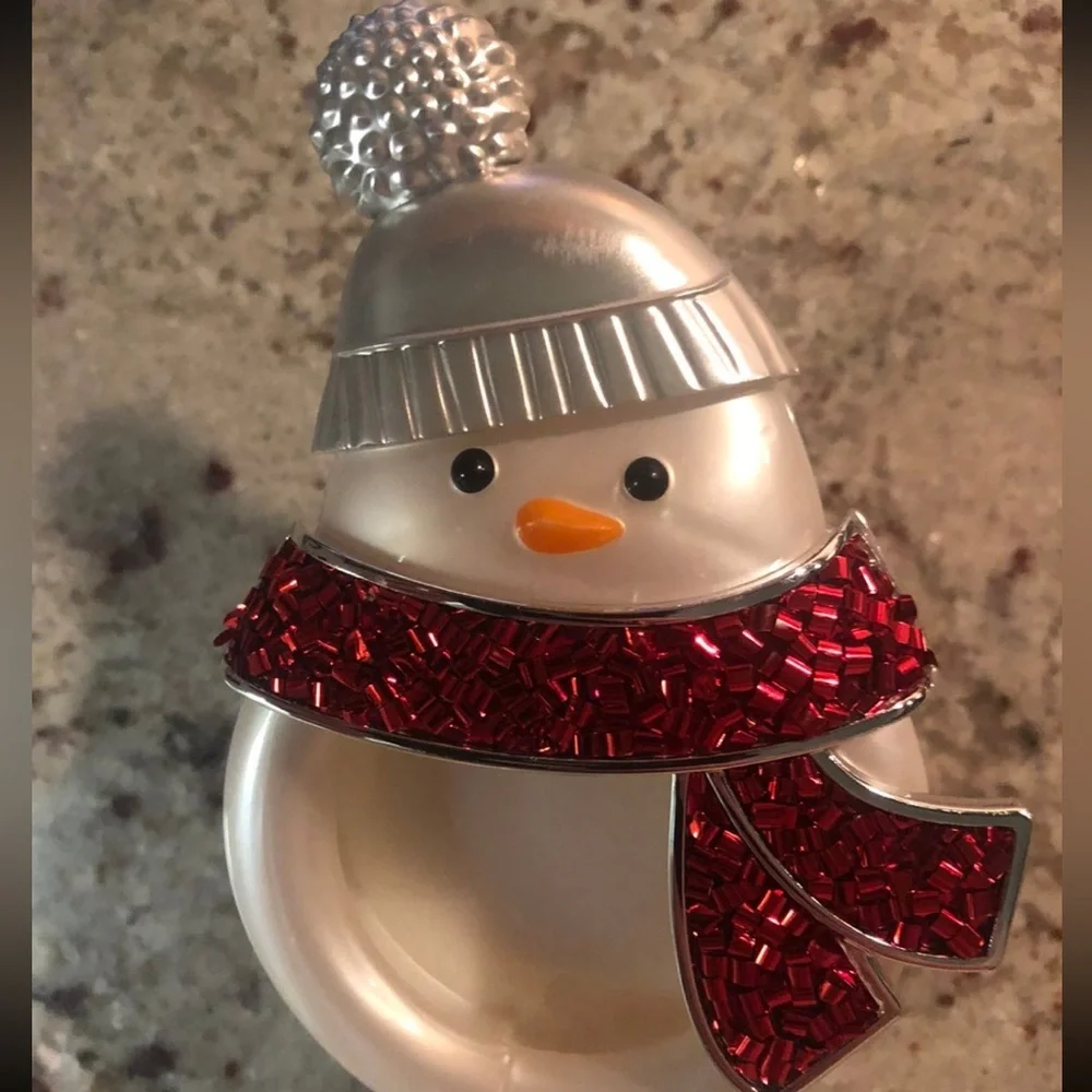 BBW Festive Snowman Car Scent Portable with Red Scarf ⛄️